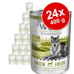 Økonomipakke: 24 x 400 g Wolf of Wilderness Senior