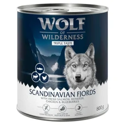 Økonomipakke: 24 x 800 g Wolf of Wilderness 