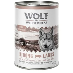 Økonomipakke: 12 x 400 g Wolf of Wilderness Adult