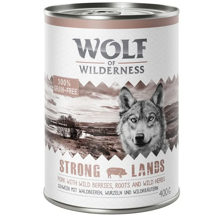 Økonomipakke: 12 x 400 g Wolf of Wilderness Adult