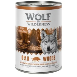 Økonomipakke: 12 x 400 g Wolf of Wilderness Adult