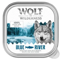 Økonomipakke: 24 x 150 g Wolf of Wilderness Adult bakke