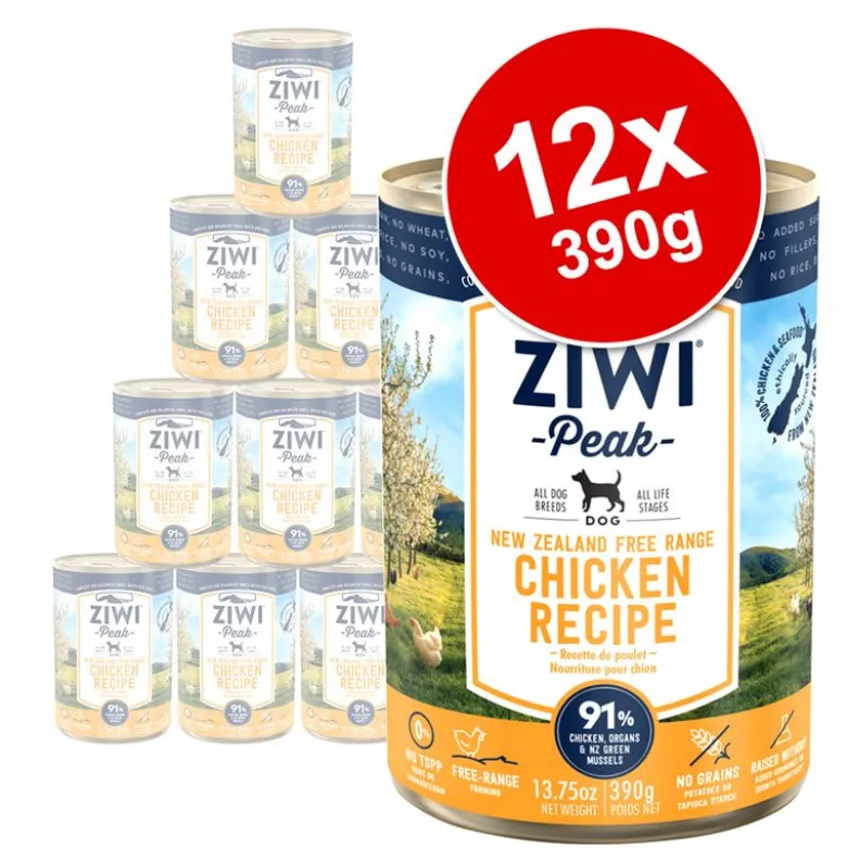 Økonomipakke: 12 x 390 g Ziwi Peak Free Range