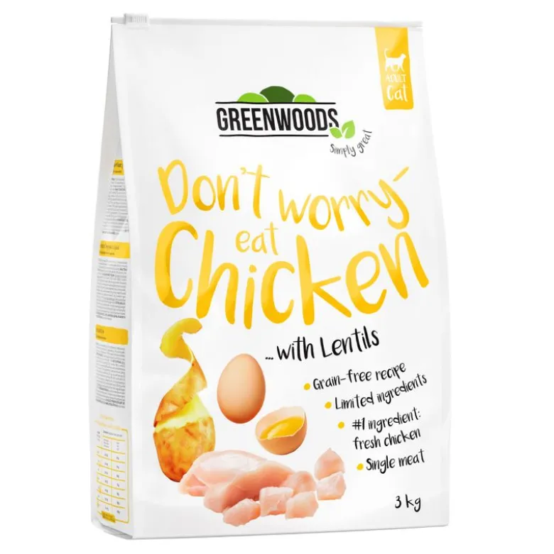 Økonomipakke: 3 x 3 kg Greenwoods
