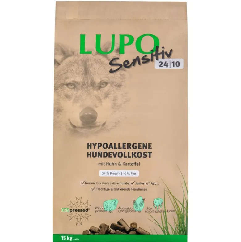 Økonomipakke: 2 x 15 kg Lupo Sensitiv