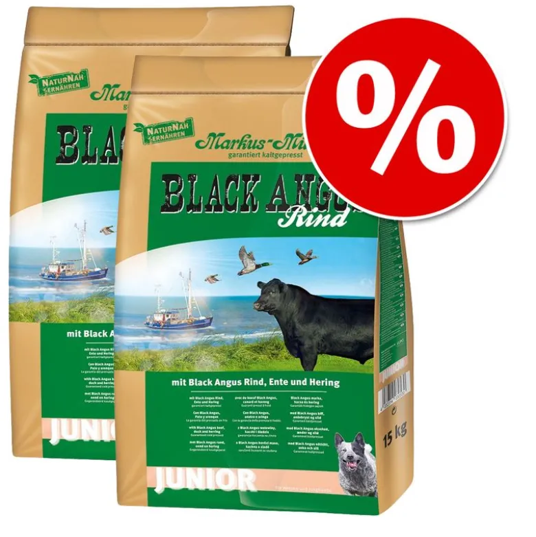 Økonomipakke: 2 x 15 kg Markus-Mühle hundefoder