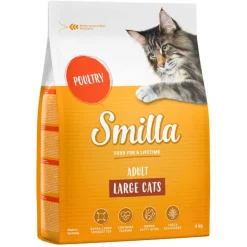 Økonomipakke: 2 x 4 kg Smilla kattefoder