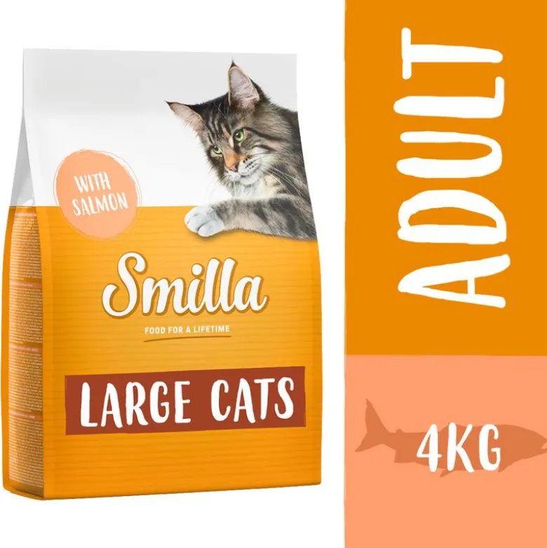 Økonomipakke: 2 x 4 kg Smilla kattefoder