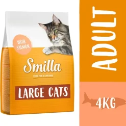 Økonomipakke: 2 x 4 kg Smilla kattefoder