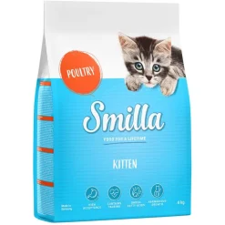 Økonomipakke: 2 x 4 kg Smilla kattefoder