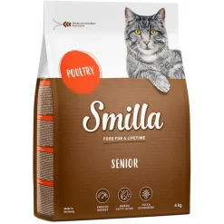 Økonomipakke: 2 x 4 kg Smilla kattefoder