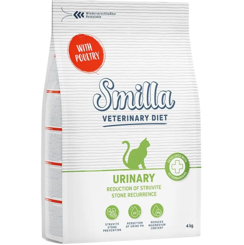 Økonomipakke: 2 x 4 kg Smilla kattefoder