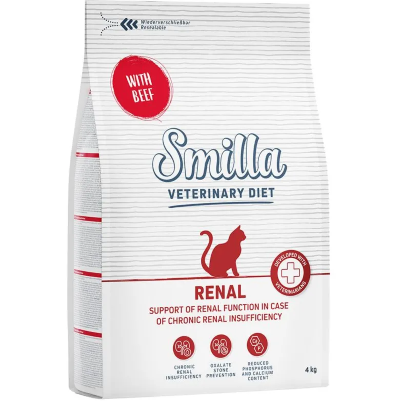 Økonomipakke: 2 x 4 kg Smilla kattefoder