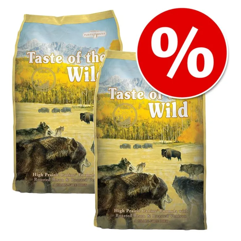 Økonomipakke: 2 x 12,2 kg Taste of the Wild