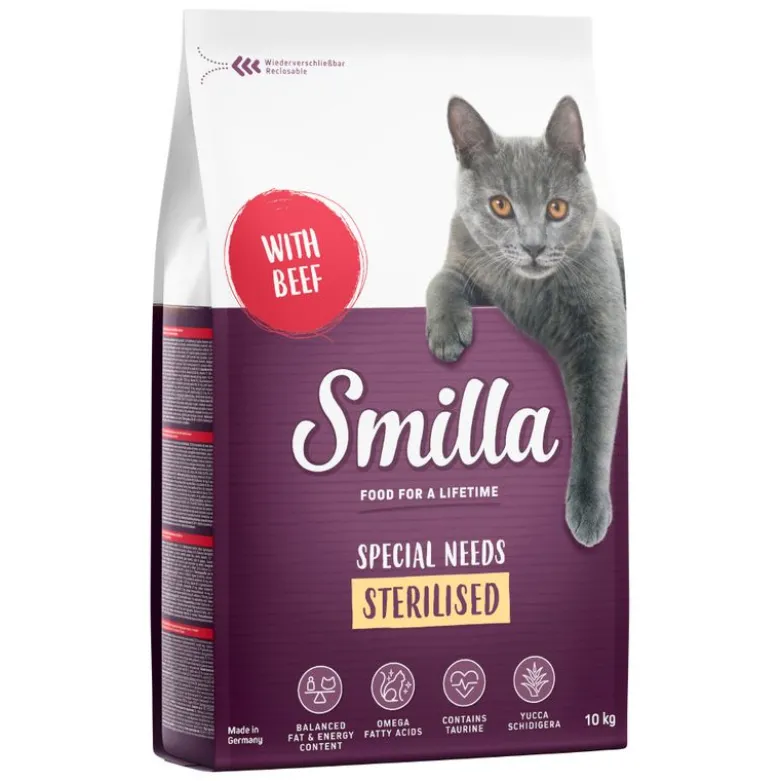 Økonomipakke: 5 x 4 kg / 2 x 10 kg Smilla