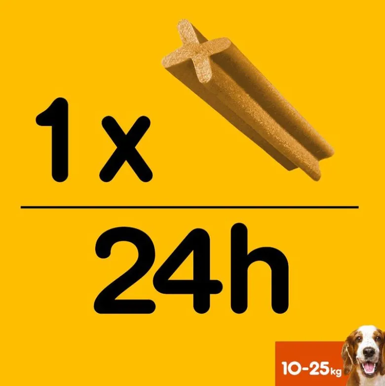Økonomipakke: 168 x Pedigree DentaStix / Fresh