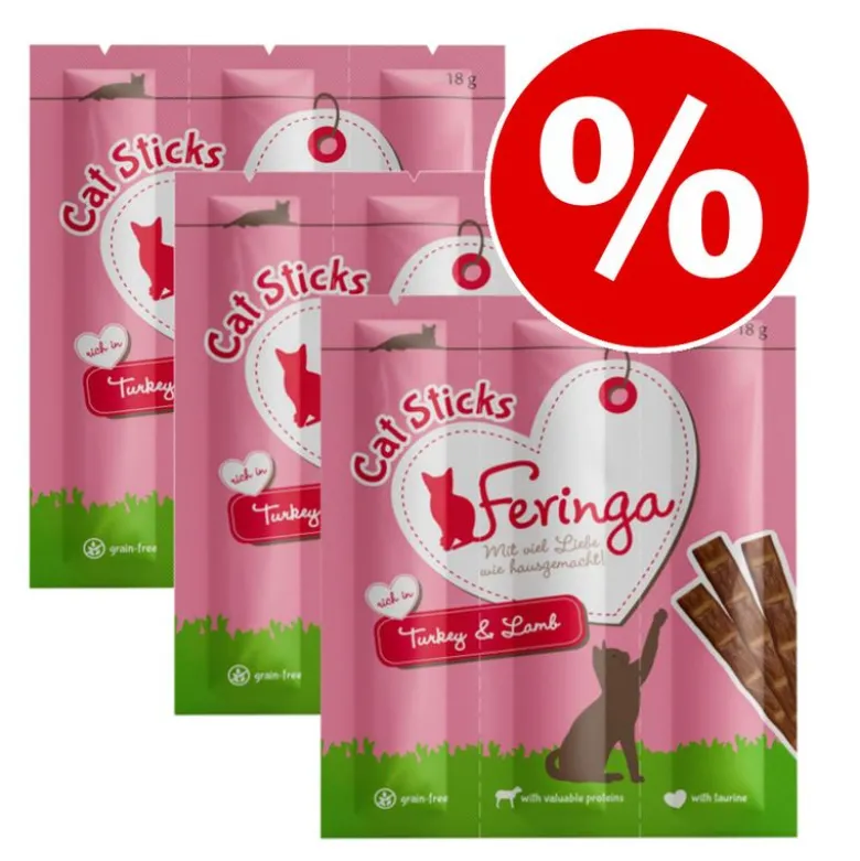 Økonomipakke: 3 x 3 stk. Feringa Sticks & Snacks