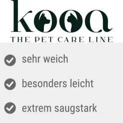 kooa Deluxe Mikrofiber Hundehåndklæde