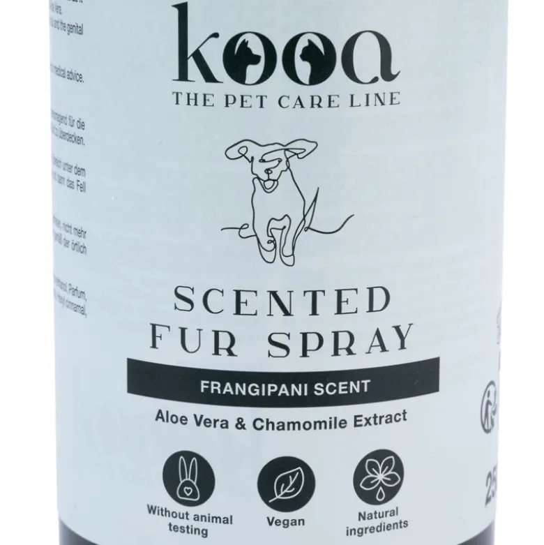kooa parfumeret pelspray med duft af frangipan