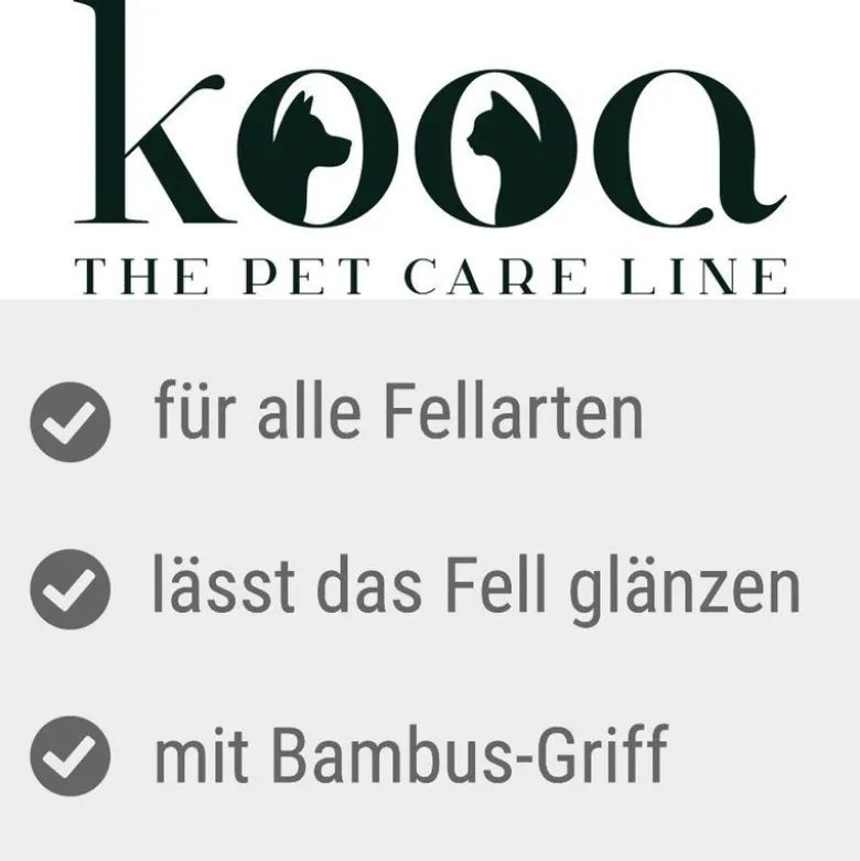 kooa Pelsplejebørste af Bambus