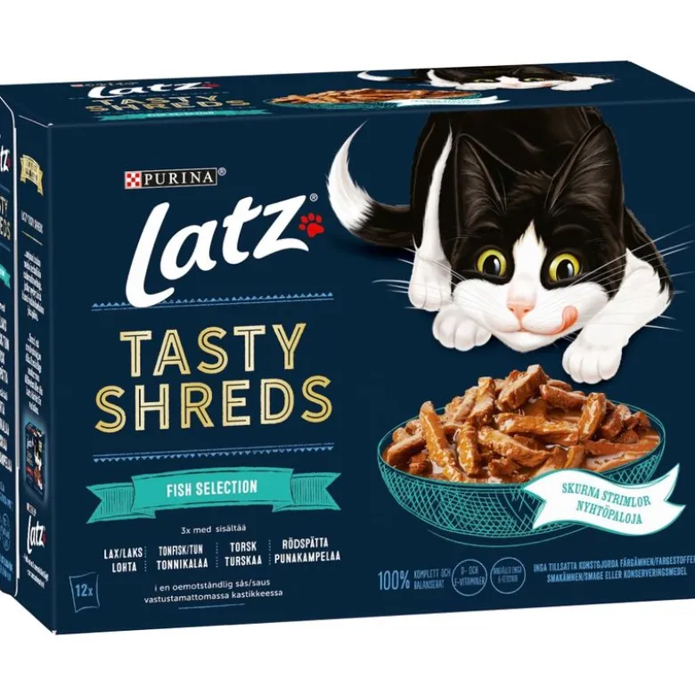 Latz Tasty Shreds portionspose 12 x 80 g