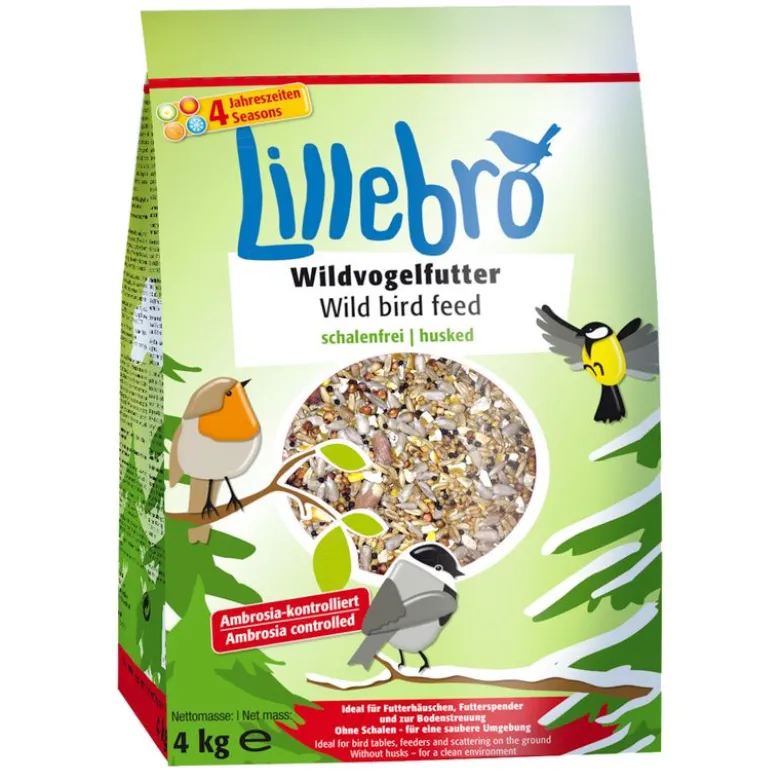 Lillebro vildtfuglefoder uden skaller