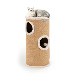 Lionto kradsetønde med jute, beige