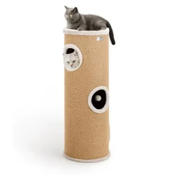 Lionto kradsetønde med jute, beige