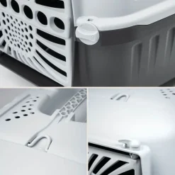 Lionto transportkasse af plast, antracit