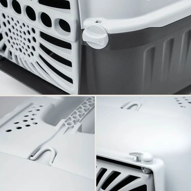 Lionto transportkasse af plast, antracit