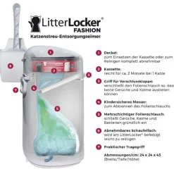 LitterLocker® Fashion skraldespand til kattegrus