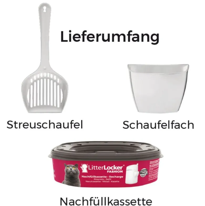 LitterLocker® Fashion skraldespand til kattegrus