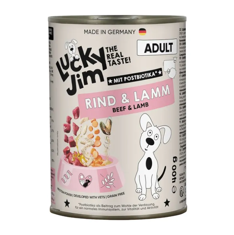 Lucky Jim Voksen 6 x 400 g