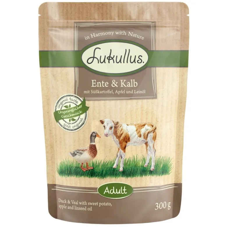 Lukullus Adult Kornfri portionsposer 6 x 300 g