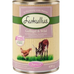 Lukullus Junior Fjerkræ & Vildt Kornfri