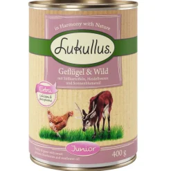 Lukullus Junior Fjerkræ & Vildt Kornfri