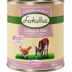 Lukullus Junior Fjerkræ & Vildt Kornfri