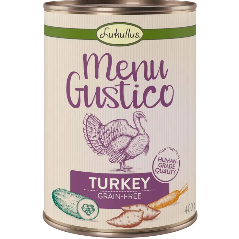 Lukullus "Menu Gustico" - Kalkun med søde kartofler, squash & gulerødder