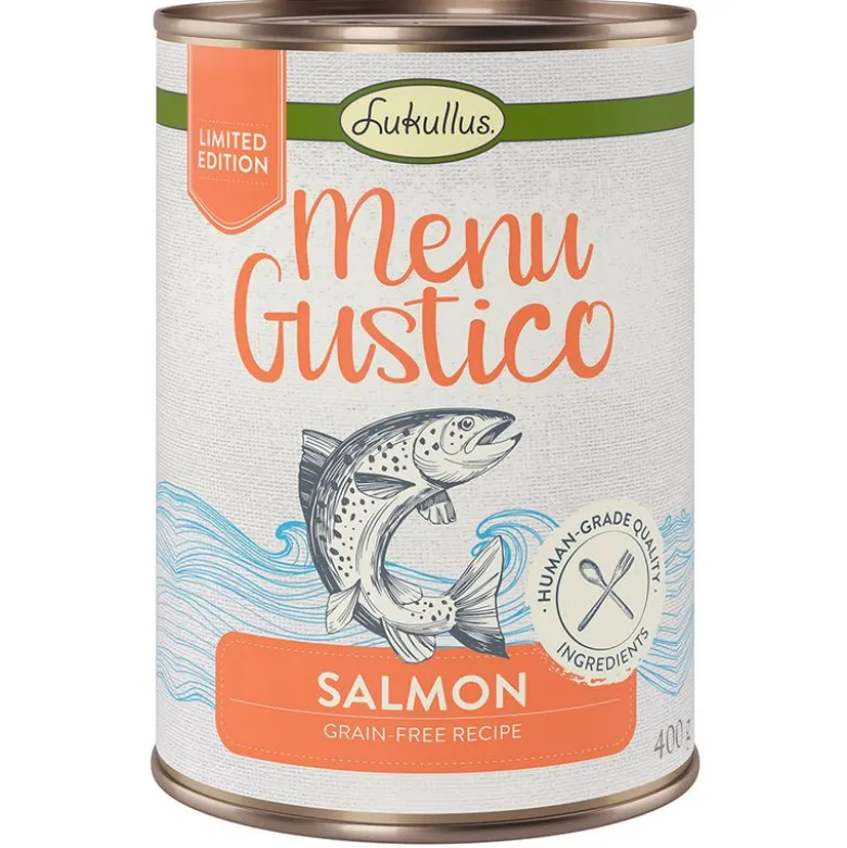 Lukullus Menu Gustico - Laks med gulerod, lucerne og spinat