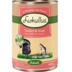 Lukullus Naturkost Adult Kornfri 6 x 400 g
