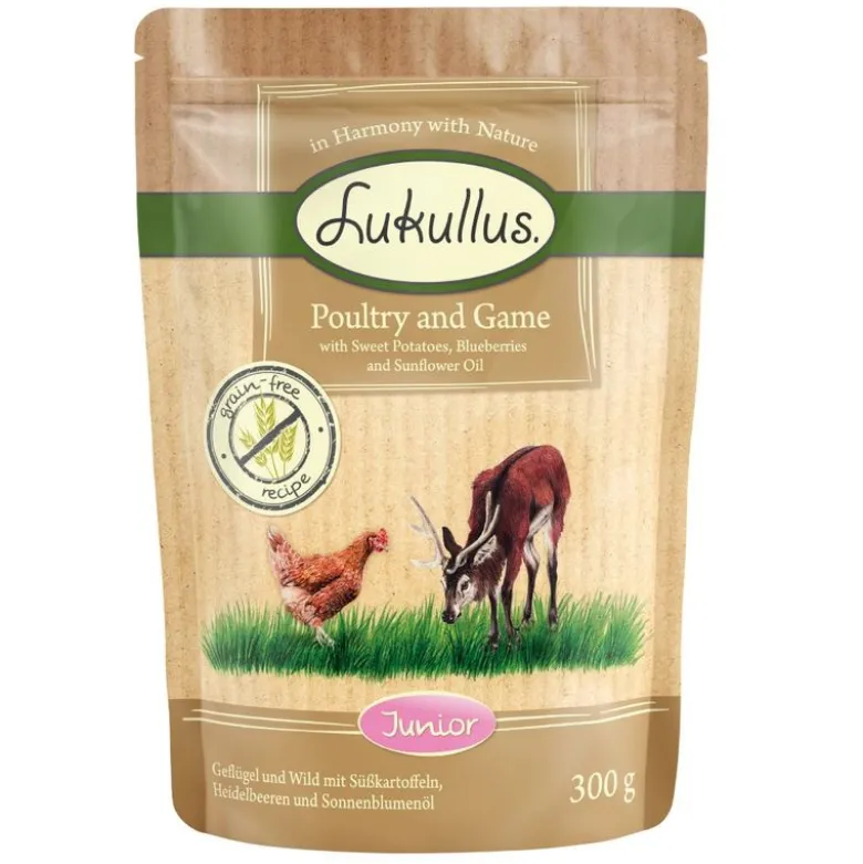 Lukullus Naturkost Junior Kornfri Portionsposer 6 x 300 g