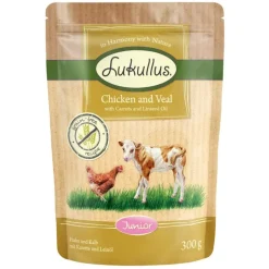 Lukullus Naturkost Junior Kornfri Portionsposer 6 x 300 g