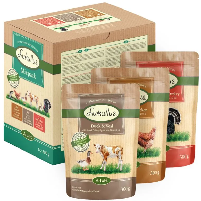 Lukullus Naturkost Portionsposer 6 x 300 g