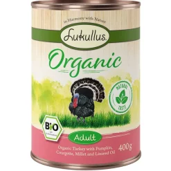 Lukullus Organic Adult Øko Kalkun med Øko Zucchini (glutenfri)