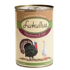 Lukullus Prøvepakke: 1,5 kg / 5 kg tørfoder + 6 x 400 g vådfoder