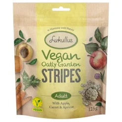 Lukullus Vegan Garden Stripes Æble, Gulerod & Aprikos