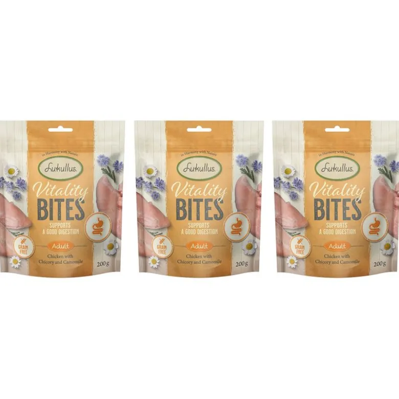 Lukullus Vitality Bites - Digestion: Kylling (kornfri)