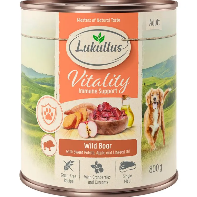 Lukullus Vitality Immune System: Vildsvin (kornfri)