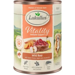 Lukullus Vitality Immune System: Vildsvin (kornfri)