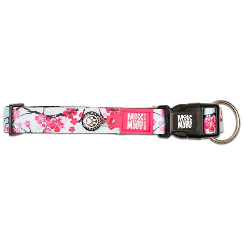 Max & Molly Smart ID-halsbånd Cherry Bloom
